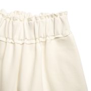 Širšie nohavice – BAGGY PANTS Prírodná biela – Obrázok 2